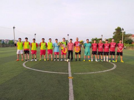 ATT Logistics friendly football match with Bac Giang Customs Branch